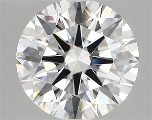 Picture of Lab Created Diamond 3.31 Carats, Round with ideal Cut, E Color, vvs1 Clarity and Certified by IGI