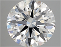 Lab Created Diamond 3.13 Carats, Round with ideal Cut, D Color, vvs1 Clarity and Certified by IGI