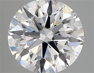 Picture of Lab Created Diamond 2.88 Carats, Round with ideal Cut, D Color, vvs1 Clarity and Certified by IGI