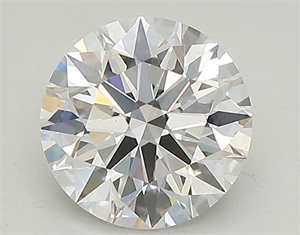 Picture of Lab Created Diamond 0.99 Carats, Round with ideal Cut, D Color, vs1 Clarity and Certified by IGI