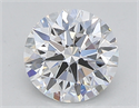 Lab Created Diamond 0.85 Carats, Round with ideal Cut, D Color, vs1 Clarity and Certified by IGI