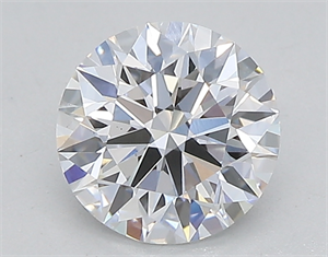 Picture of Lab Created Diamond 0.85 Carats, Round with ideal Cut, D Color, vs1 Clarity and Certified by IGI