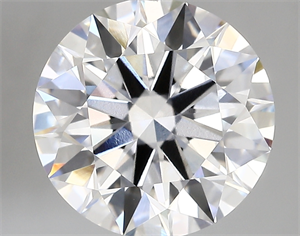 Picture of Lab Created Diamond 4.79 Carats, Round with ideal Cut, E Color, vvs1 Clarity and Certified by IGI