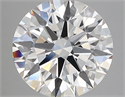 Lab Created Diamond 3.49 Carats, Round with excellent Cut, E Color, vs1 Clarity and Certified by GIA