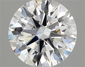 Picture of Lab Created Diamond 2.05 Carats, Round with ideal Cut, D Color, vvs2 Clarity and Certified by IGI