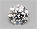 Lab Created Diamond 0.87 Carats, Round with ideal Cut, D Color, vvs2 Clarity and Certified by IGI