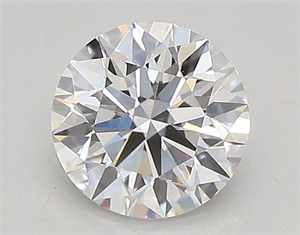 Picture of Lab Created Diamond 0.80 Carats, Round with ideal Cut, D Color, vvs2 Clarity and Certified by IGI