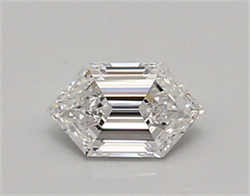 Picture of Lab Created Diamond 0.55 Carats, LONG HEXAGON with  Cut, E Color, vvs1 Clarity and Certified by IGI