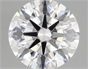 Lab Created Diamond 2.78 Carats, Round with excellent Cut, D Color, vs1 Clarity and Certified by GIA