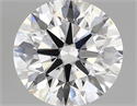 Lab Created Diamond 2.68 Carats, Round with excellent Cut, D Color, vs1 Clarity and Certified by GIA