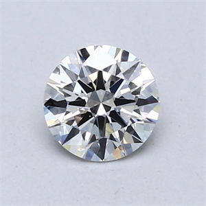 Picture of Lab Created Diamond 0.72 Carats, Round with Excellent Cut, E Color, VVS2 Clarity and Certified by IGI