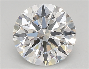 Picture of Lab Created Diamond 0.93 Carats, Round with ideal Cut, E Color, vs1 Clarity and Certified by IGI