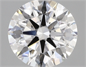 Del inventario de diamantes de laboratorio, 2.17 quilates, Redondo , Color D, claridad vs1 y certificado IGI