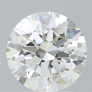 Picture of Lab Created Diamond 2.47 Carats, Round with Excellent Cut, D Color, VVS2 Clarity and Certified by IGI