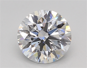 Picture of Lab Created Diamond 1.06 Carats, Round with Excellent Cut, G Color, SI1 Clarity and Certified by IGI