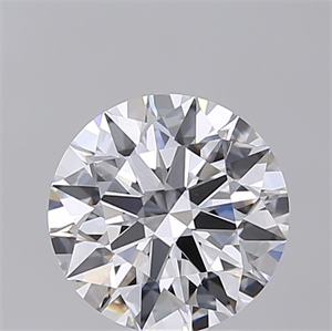 Picture of Lab Created Diamond 2.04 Carats, Round with Ideal Cut, D Color, VVS2 Clarity and Certified by IGI