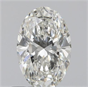 0.50 Carats, Oval G Color, IF Clarity and Certified by GIA