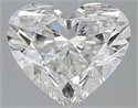3.02 Carats, Heart I Color, SI2 Clarity and Certified by GIA