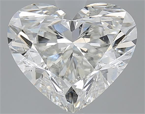 Picture of 3.02 Carats, Heart I Color, SI2 Clarity and Certified by GIA