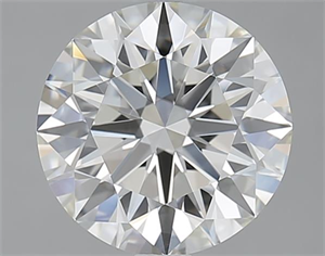 Picture of 2.52 Carats, Round with Excellent Cut, I Color, VS1 Clarity and Certified by GIA