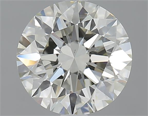 Picture of 1.51 Carats, Round with Excellent Cut, K Color, VS1 Clarity and Certified by IGI
