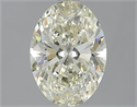 2.01 Carats, Oval L Color, VS1 Clarity and Certified by GIA