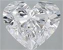 2.01 Carats, Heart D Color, VS1 Clarity and Certified by GIA
