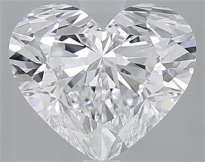 Picture of 2.01 Carats, Heart D Color, VS1 Clarity and Certified by GIA