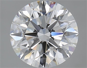 Picture of 2.70 Carats, Round with Excellent Cut, D Color, VVS1 Clarity and Certified by GIA