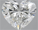 2.03 Carats, Heart H Color, SI1 Clarity and Certified by GIA