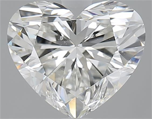 Picture of 2.03 Carats, Heart H Color, SI1 Clarity and Certified by GIA