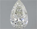 1.00 Carats, Pear J Color, IF Clarity and Certified by GIA