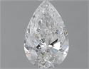 1.00 Carats, Pear E Color, SI2 Clarity and Certified by GIA