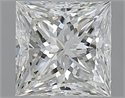 1.52 Carats, Princess G Color, SI1 Clarity and Certified by GIA
