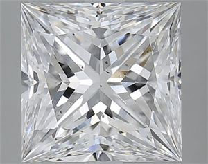 Picture of 3.00 Carats, Princess D Color, SI1 Clarity and Certified by GIA