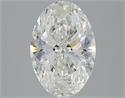 3.01 quilates, Ovalado , Color H, claridad SI2 y certificado por IGI