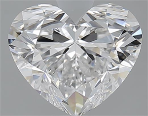 Picture of 2.01 Carats, Heart E Color, VS2 Clarity and Certified by GIA