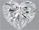 1.81 Carats, Heart D Color, VS1 Clarity and Certified by GIA
