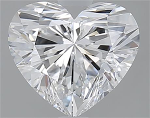 Picture of 1.81 Carats, Heart D Color, VS1 Clarity and Certified by GIA