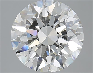Picture of 3.50 Carats, Round with Excellent Cut, I Color, VS2 Clarity and Certified by GIA
