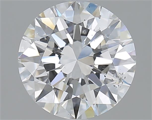 Picture of 2.50 Carats, Round with Excellent Cut, D Color, SI1 Clarity and Certified by GIA