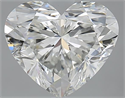 3.01 Carats, Heart G Color, VVS1 Clarity and Certified by GIA