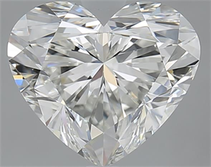 Picture of 3.01 Carats, Heart G Color, VVS1 Clarity and Certified by GIA