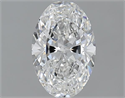 1.01 Carats, Oval F Color, SI1 Clarity and Certified by GIA