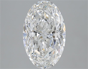 Picture of 3.01 Carats, Oval F Color, VVS2 Clarity and Certified by GIA