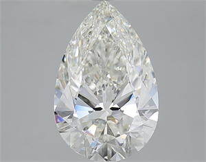 Picture of 3.52 Carats, Pear G Color, SI1 Clarity and Certified by GIA