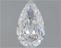 1.00 Carats, Pear D Color, SI1 Clarity and Certified by GIA