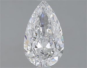 Picture of 1.00 Carats, Pear D Color, SI1 Clarity and Certified by GIA