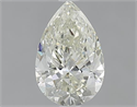 1.00 quilates, De pera , Color K, claridad SI1 y certificado por GIA