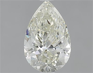 Picture of 1.00 Carats, Pear K Color, SI1 Clarity and Certified by GIA